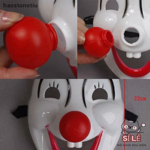 Mặt Nạ Hóa Trang Halloween Chú Hề Mũi Đỏ - Phụ Kiện Độc Đáo Cho Lễ Hội, Đêm Nhảy, Sự Kiện Nghệ Thuật