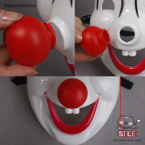 Mặt Nạ Hóa Trang Halloween Chú Hề Mũi Đỏ - Phụ Kiện Độc Đáo Cho Lễ Hội, Đêm Nhảy, Sự Kiện Nghệ Thuật