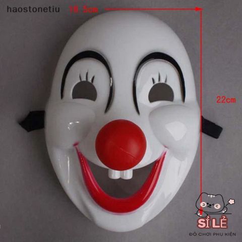Mặt Nạ Hóa Trang Halloween Chú Hề Mũi Đỏ - Phụ Kiện Độc Đáo Cho Lễ Hội, Đêm Nhảy, Sự Kiện Nghệ Thuật