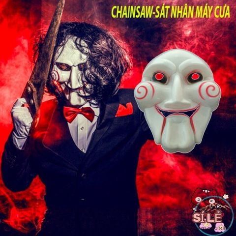 Mặt Nạ Hóa Trang Chainsaw Hacker - Phụ Kiện Halloween Độc Đáo, Nổi Bật và Kinh Dị cho Bữa Tiệc Hóa Trang