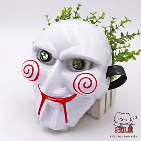 Mặt Nạ Hóa Trang Chainsaw Hacker - Phụ Kiện Halloween Độc Đáo, Nổi Bật và Kinh Dị cho Bữa Tiệc Hóa Trang