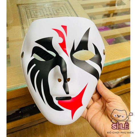 Mặt Nạ Hóa Trang Chú Hề Halloween - Mặt Nạ Cosplay Hacker An Toàn Cho Tiệc Tùng Dịp Halloween và Tết Trung Thu
