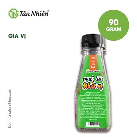 Muối Tiêu Nhất Vị Tân Nhiên 90g - Gia Vị Nêm Nếm Đậm Đà Cho Món Ăn, Dùng Với Trái Cây Và Bánh Tráng