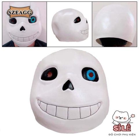 Mặt Nạ Cosplay Undertale Sans - Phụ Kiện Hóa Trang Vừa Vặn, Thích Hợp Cho Halloween và Tiệc Tùng - Độc Đáo và Nghệ Thuật