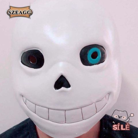 Mặt Nạ Cosplay Undertale Sans - Phụ Kiện Hóa Trang Vừa Vặn, Thích Hợp Cho Halloween và Tiệc Tùng - Độc Đáo và Nghệ Thuật
