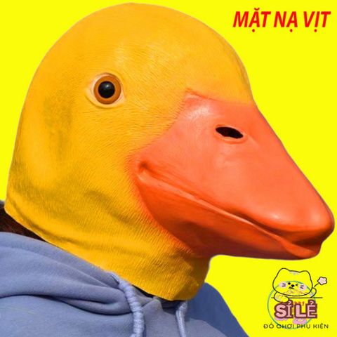Mặt Nạ Hóa Trang Con Vịt Donald - Đạo Cụ Halloween Funnny Cho Quay Video TikTok - Latex Thiết Kế Sinh Động