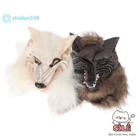 Mặt Nạ Đầu Sói Halloween Kèm Găng Tay - Trang Phục Hóa Trang Đẹp Đáng Sợ Cho Tiệc Cospaly