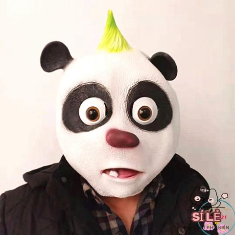 Mặt Nạ Gấu Trúc Ngáo Hoá Trang - Đạo Cụ Halloween Độc Đáo Cho Mọi Lứa Tuổi - Thú Vị Cho Tiệc Tùng và Chụp Ảnh
