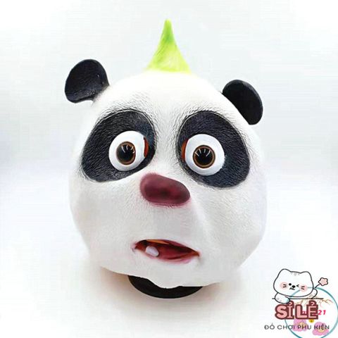 Mặt Nạ Gấu Trúc Ngáo Hoá Trang - Đạo Cụ Halloween Độc Đáo Cho Mọi Lứa Tuổi - Thú Vị Cho Tiệc Tùng và Chụp Ảnh