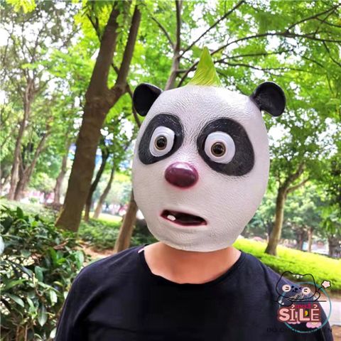 Mặt Nạ Gấu Trúc Ngáo Hoá Trang - Đạo Cụ Halloween Độc Đáo Cho Mọi Lứa Tuổi - Thú Vị Cho Tiệc Tùng và Chụp Ảnh