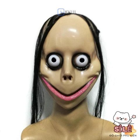 Mặt nạ Halloween Kỳ Quái Hình Chữ V - Phụ Kiện Cosplay Ma Nữ Độc Đáo Cho Bữa Tiệc Và Lễ Hội