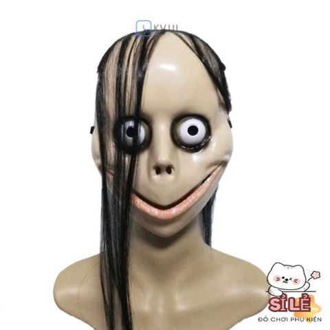 Mặt nạ Halloween Kỳ Quái Hình Chữ V - Phụ Kiện Cosplay Ma Nữ Độc Đáo Cho Bữa Tiệc Và Lễ Hội