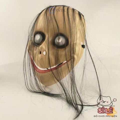 Mặt nạ Halloween Kỳ Quái Hình Chữ V - Phụ Kiện Cosplay Ma Nữ Độc Đáo Cho Bữa Tiệc Và Lễ Hội