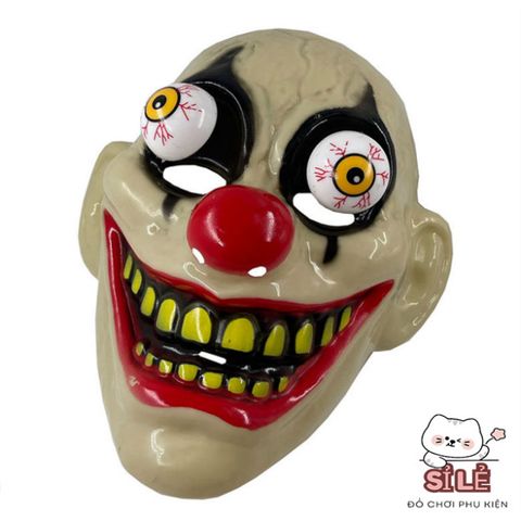 Mặt Nạ Hóa Trang Kinh Dị Đầu Lâu Thây Ma Có Mắt Di Chuyển - Phụ Kiện Halloween Độc Đáo cho Tiệc Chơi và Lễ Hội