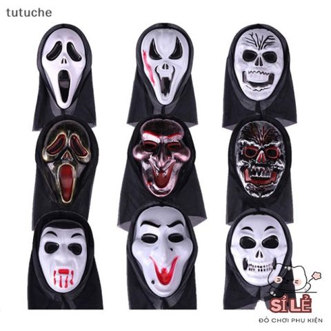 Mặt Nạ Quái Vật Halloween Kinh Dị - Mặt Nạ Ma Quái Cosplay Tutu Đáng Sợ Cho Bữa Tiệc Hóa Trang, Phụ Kiện Thú Vị