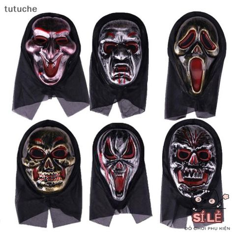 Mặt Nạ Quái Vật Halloween Kinh Dị - Mặt Nạ Ma Quái Cosplay Tutu Đáng Sợ Cho Bữa Tiệc Hóa Trang, Phụ Kiện Thú Vị
