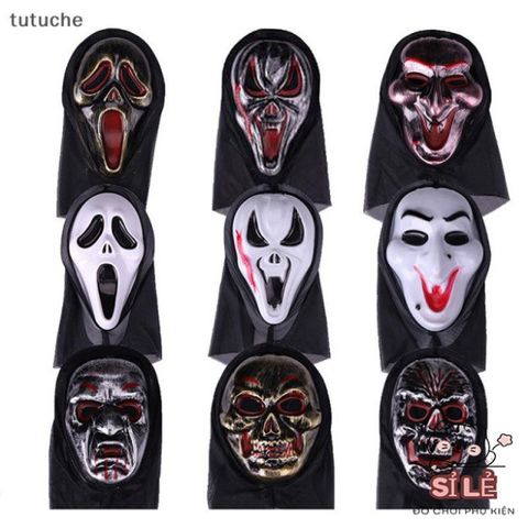 Mặt Nạ Quái Vật Halloween Kinh Dị - Mặt Nạ Ma Quái Cosplay Tutu Đáng Sợ Cho Bữa Tiệc Hóa Trang, Phụ Kiện Thú Vị