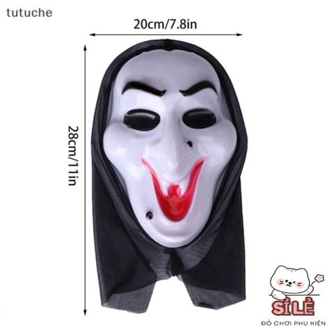 Mặt Nạ Quái Vật Halloween Kinh Dị - Mặt Nạ Ma Quái Cosplay Tutu Đáng Sợ Cho Bữa Tiệc Hóa Trang, Phụ Kiện Thú Vị