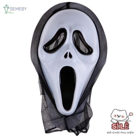 Mặt Nạ Halloween Ma Quái + Váy Máu Độc Đáo - Trang Phục Tiệc Hóa Trang Hoàn Hảo, Phụ Kiện Cosplay Sáng Tạo