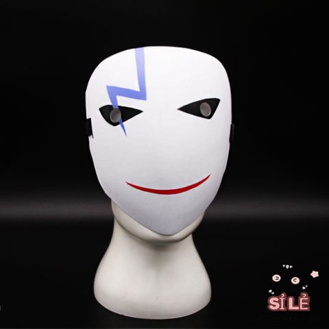 Mặt Nạ Hóa Trang Halloween Người Lớn Anime Hiruko Đen Trắng - Phụ Kiện Tiệc Tùng, Quà Tặng Độc Đáo