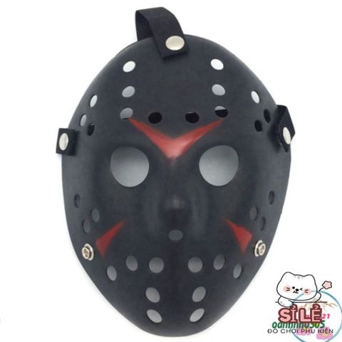 Mặt Nạ Cosplay Jason Voorhees Bằng Nhựa - Phụ Kiện Halloween Chất Lượng Cao Cho Tiệc Hóa Trang Kinh Dị