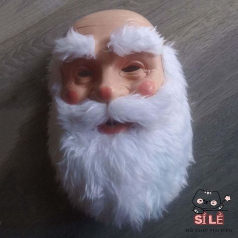 Bộ Mũ và Mặt Nạ Ông Già Noel 3D Cosplay - Phụ Kiện Trang Trí Giáng Sinh Unisex cho Tiệc Tùng và Chụp Ảnh Gia Đình