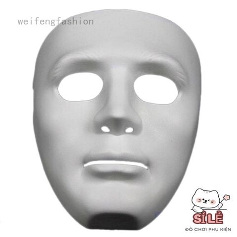 Mặt Nạ Hóa Trang Dạ Hội Màu Trắng Jabbawockeez - Phong Cách Hip Hop, Set 10 Chiếc, Thể Hiện Cá Tính Độc Đáo