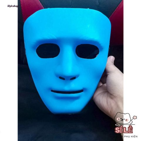 Mặt Nạ Hóa Trang Jabbawockeez Xanh Dương - Phụ Kiện Cosplay Đẹp cho Halloween và Tiệc Hóa Trang, Độc Đáo và Sáng Tạo