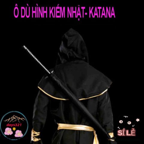 Ô Dù Katana Che Mưa - Thiết Kế Cán Kiếm Nhật Bản, Chất Liệu Cao Cấp, Mẫu 16 & 24 Nan, Thời Trang, Bảo Vệ Tối Ưu, Quà Tặng Độc Đáo