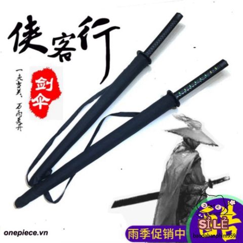 Ô Dù Katana Che Mưa - Thiết Kế Cán Kiếm Nhật Bản, Chất Liệu Cao Cấp, Mẫu 16 & 24 Nan, Thời Trang, Bảo Vệ Tối Ưu, Quà Tặng Độc Đáo