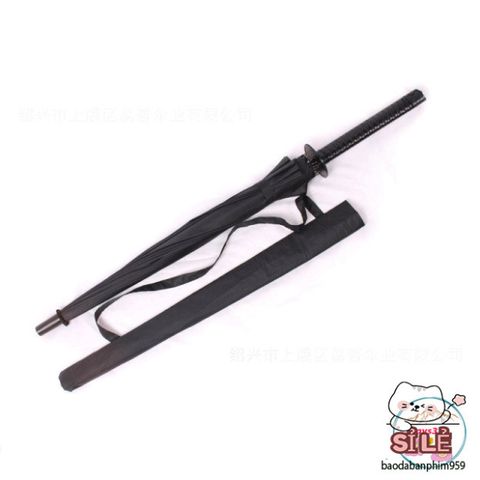 Ô Dù KATANA Cán Kiếm Nhật Đen Mờ - Ô Che Mưa Thời Trang, Chất Liệu Cao Cấp, Kích Cỡ 24 Nan, Quà Tặng Độc Đáo