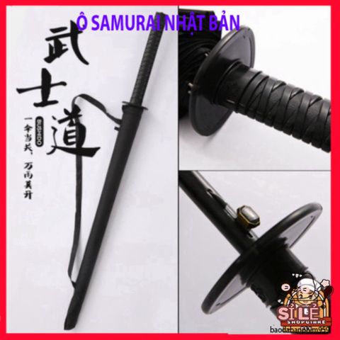 Ô Dù Katana Cán Kiếm Nhật Đen - Ô Che Mưa 16 Nan Bền Bỉ, Phong Cách Samurai Độc Đáo, Phụ Kiện Thời Trang Hấp Dẫn