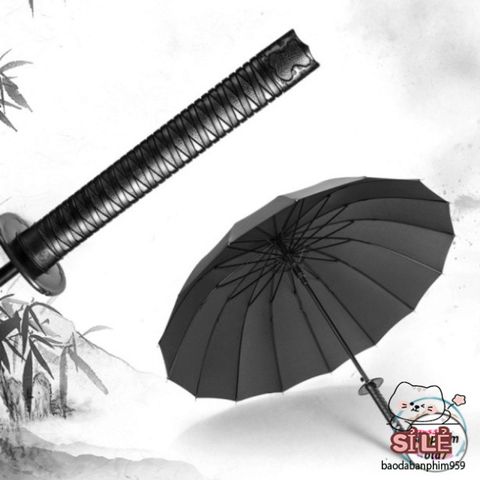 Ô Dù KATANA Kiếm Nhật Cao Cấp - Thiết Kế Độc Đáo Chống Gió và Mưa - Phụ Kiện Thời Trang Cá Tính