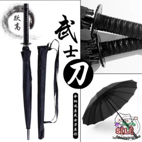 Ô Dù Che Mưa Katana Giả Kiếm Nhật Bản - Thiết Kế Độc Đáo 16 Nan & 24 Nan Bền Đẹp - Phong Cách Thời Trang và Tiện Lợi