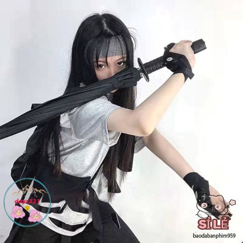 Ô Dù KATANA Cán Kiếm Nhật Chính Hãng - Ô Che Mưa Độc Đáo - Chất Liệu Polyester Cao Cấp và Thiết Kế Ấn Tượng