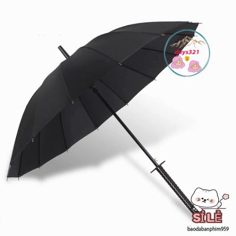Ô Dù KATANA Cán Kiếm Nhật Chính Hãng - Ô Che Mưa Độc Đáo - Chất Liệu Polyester Cao Cấp và Thiết Kế Ấn Tượng