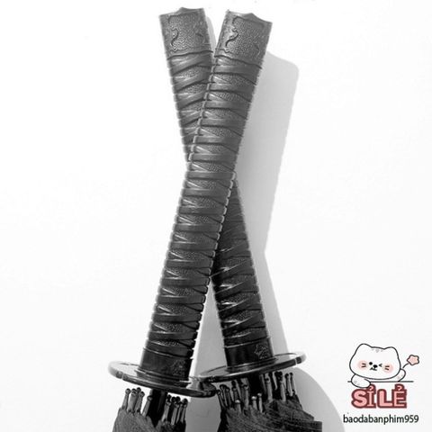 Ô Dù KATANA Cán Kiếm Nhật Chính Hãng - Ô Che Mưa Độc Đáo - Chất Liệu Polyester Cao Cấp và Thiết Kế Ấn Tượng