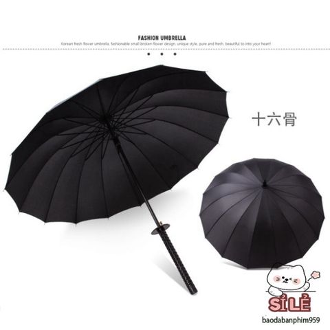 Ô Dù KATANA Kiểu Dáng Kiếm Nhật - Ô Chống Mưa Cao Cấp 16-24 Nan Bền Đẹp, Phong Cách Độc Đáo Cho Mọi Thời Tiết