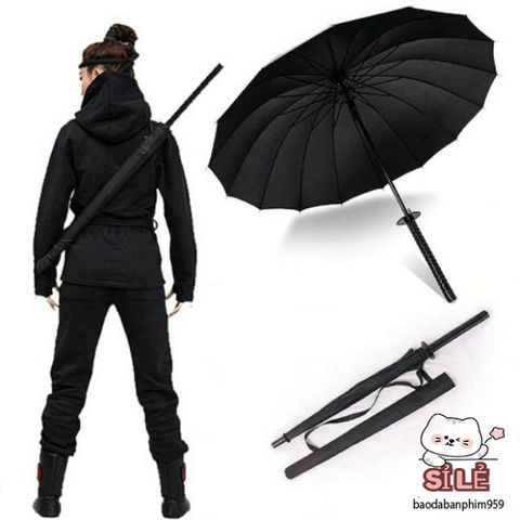 Ô Dù Katana Kiếm Nhật - Phụ Kiện Thời Trang Cao Cấp Độc Đáo, Thiết Kế Nghệ Thuật Huyền Bí và Sang Trọng
