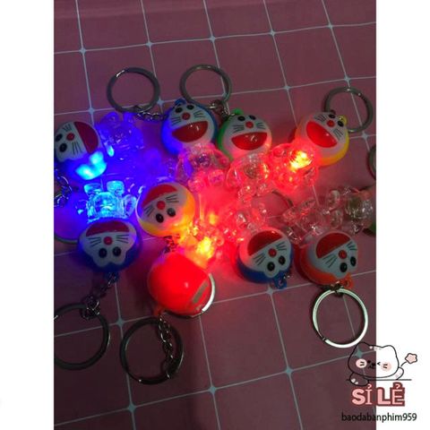Móc Chìa Khóa Doremon Phát Sáng Đáng Yêu với Đèn LED - Phụ Kiện Thời Trang, Quà Tặng Ngộ Nghĩnh cho Fan Hoạt Hình