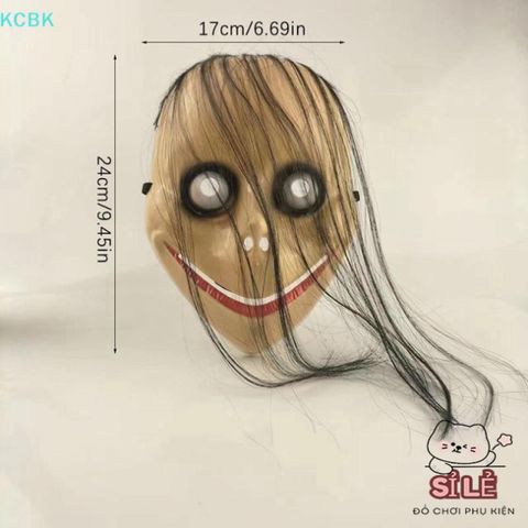 Mặt Nạ Tóc Dài Halloween Ngộ Nghĩnh - Phụ Kiện Tiệc Hóa Trang Hình Chữ V Độc Đáo, Vẻ Đẹp MoMo Chất Lượng Cao