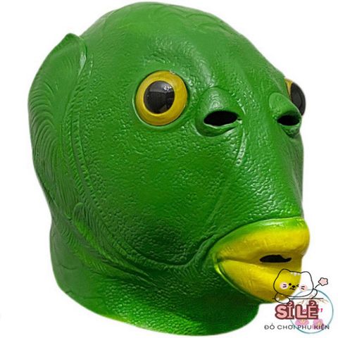 Mặt Nạ Cá Vàng GOLD Dành Cho Người Lớn - Phụ Kiện Hóa Trang Halloween Chất Liệu Latex An Toàn, Lấy Cảm Hứng Từ Cosplay