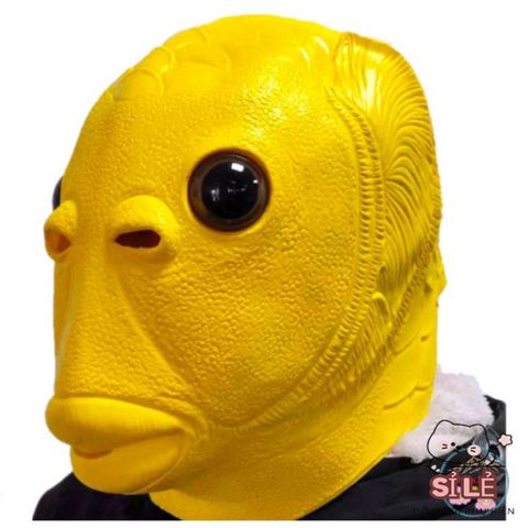 Mặt Nạ Cá Vàng GOLD Dành Cho Người Lớn - Phụ Kiện Hóa Trang Halloween Chất Liệu Latex An Toàn, Lấy Cảm Hứng Từ Cosplay