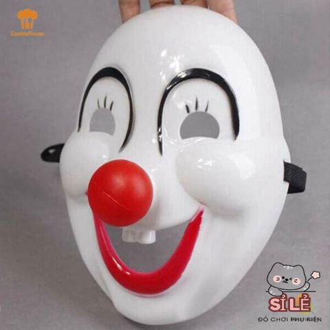 Đầm Dự Tiệc Halloween Ngộ Nghĩnh Chú Hề Mặt Nạ Mũi Đỏ Siêu Đáng Yêu | Thời Trang Lễ Hội và Biểu Diễn