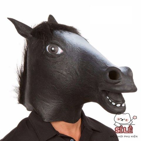 Mặt nạ ngựa BoJack Horseman - Phụ kiện hóa trang Halloween độc đáo cho nam nữ - Đạo cụ cosplay vui nhộn và ấn tượng