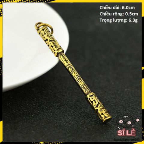 Móc Khóa Độc Đáo Hình Đao, Kiếm, Rìu, Búa Bằng Đồng Thau - E4 (Kèm Khoen 20-25mm)