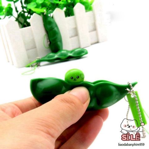 Móc Khóa Đậu Hà Lan Ngộ Nghĩnh - Phụ Kiện Dễ Thương Cho Túi Xách, Đồ Chơi Giải Trí Thú Vị, Quà Tặng Thú Vị Từ ILOVEDIY