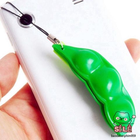Móc Khóa Đậu Hà Lan Ngộ Nghĩnh - Phụ Kiện Dễ Thương Cho Túi Xách, Đồ Chơi Giải Trí Thú Vị, Quà Tặng Thú Vị Từ ILOVEDIY