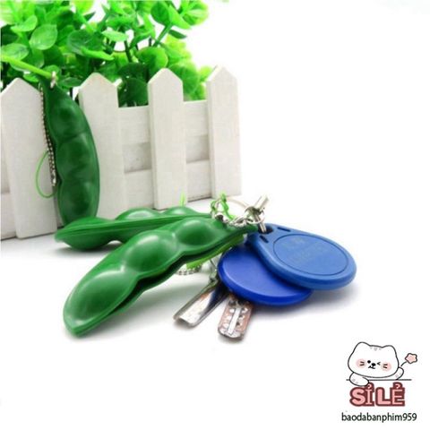 Móc Khóa Đậu Hà Lan Ngộ Nghĩnh - Phụ Kiện Dễ Thương Cho Túi Xách, Đồ Chơi Giải Trí Thú Vị, Quà Tặng Thú Vị Từ ILOVEDIY