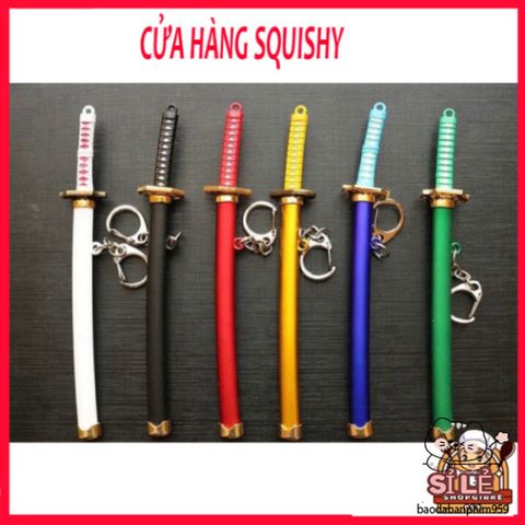 Móc Khóa Kiếm Katana Zoro Law One Piece - Phụ Kiện Thời Trang Anime Sang Trọng và Độc Đáo Cho Dân Sưu Tầm